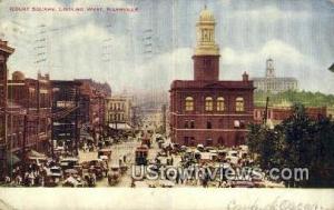 Court Square  Nashville TN 1907 Missing  Stamp