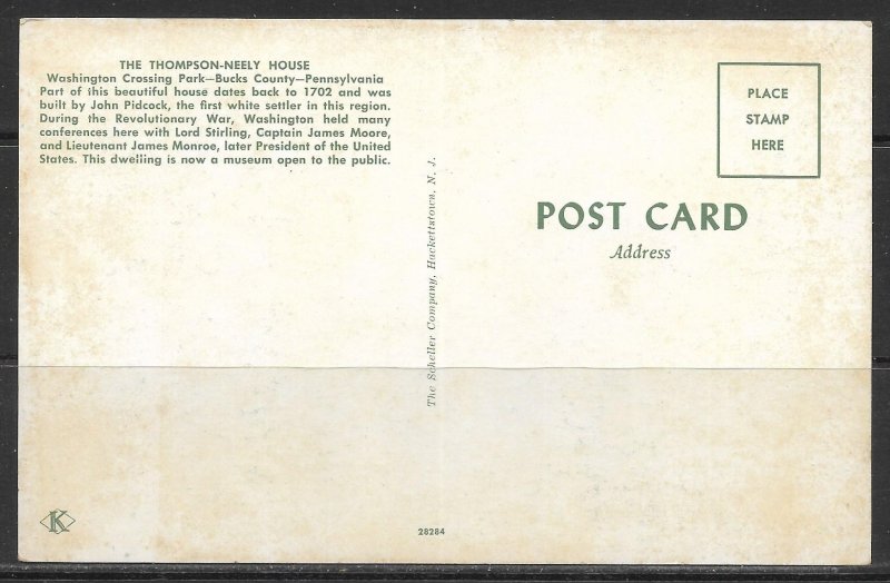 Pennsylvania - Thompson-Neely House - [PA-470]