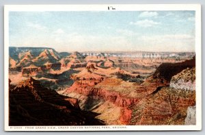 Detroit Pub Co~From Grand View~Grand Canyon Natl Park~Arizona~Vintage Postcard
