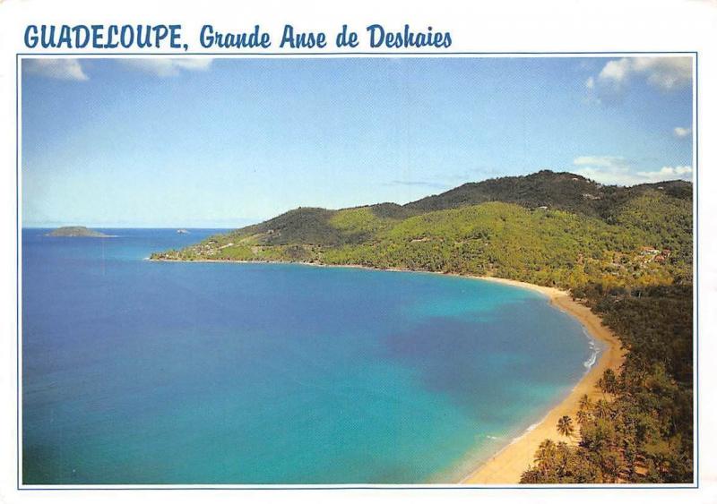 Guadeloupe Grande Anse De Deshaies Plage Panorama Beach