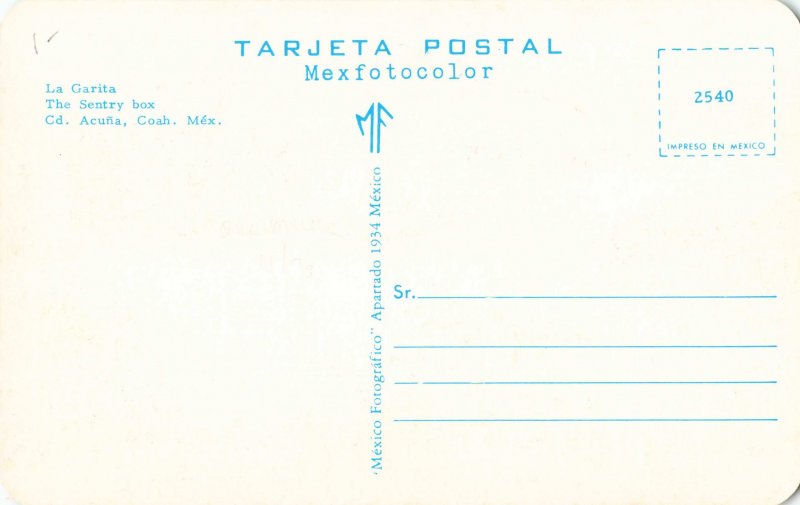 Ciudad Acuña, Mexico, La Garita