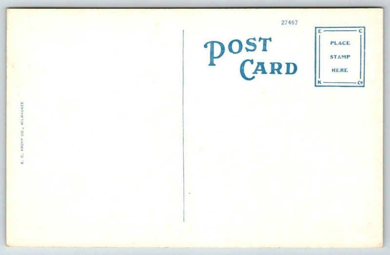 Vintage Oklahoma Postcard - Convention Hall  Enid