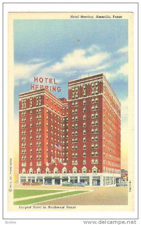 Hotel Herring, Amarillo, Texas, 1930-1940s