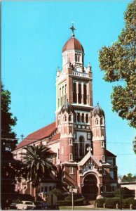 Postcard Louisiana Lafayette - St. John's Cathedral