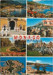 Modern Postcard Principality of Monaco