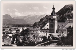 RP; Motiv aus Hallein, SALZBURG mit Tennengebirge, Austria, 30-50s