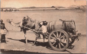 Yemen Aden Water Cart Vintage Postcard C126