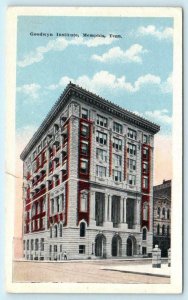 MEMPHIS, Tennessee TN ~ GOODWYN INSTITUTE ca 1920s Madison Avenue  Postcard