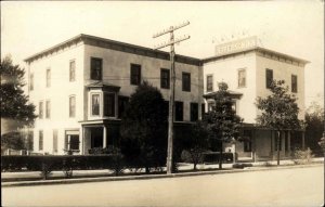 Boothbay Harbor ME Jefferson Inn Real Photo Postcard