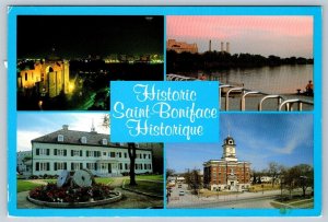 St Boniface, Winnipeg, Manitoba, 2000 Postcard, United Way Postal Code Cancels