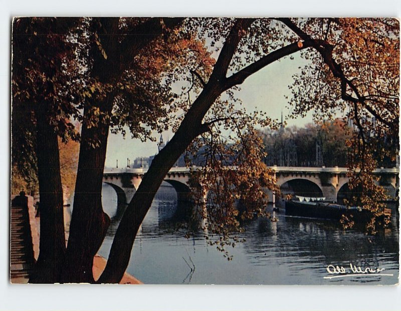 Postcard La Seine et le Pont-Neuf, Paris, France
