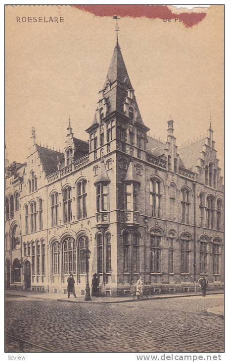 Partial Scene, Roeselare (West Flanders), Belgium, 1900-1910s