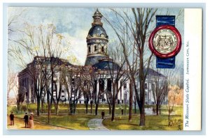 c1910's The Missouri State Capitol Jefferson City MO Tuck's Oilette Postcard