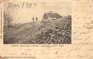 1907 Twenty Thousand Bushels Garfield County Corn New Jersey NJ Vintage Postcard