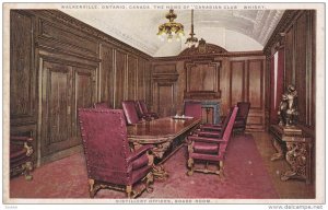 Distillery Offices, Board Room, The Home Of Canadian Club Whisky, WALKERVIL...