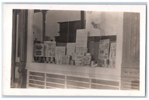 c1910's City Drug Store Lincoln Paint RPPC Photo Unposted Antique Postcard 