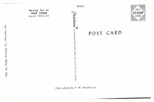 Postcard WATER SCENE Laurel Delaware DE AU4833