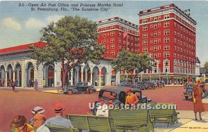 Open Art Post Office & Princess Martha Hotel - St Petersburg, Florida FL  