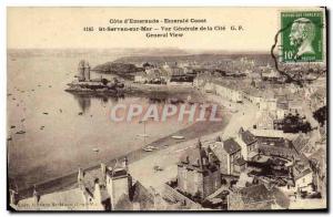 Old Postcard Saint Servan General view of the city