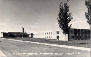 Real Photo Postcard Community Hospital and Nursing Home in Sheldon, Iowa