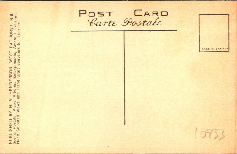 Hay Cart with Ox Farmer Gaspe Quebec Canada Postcard unused 1915-30s