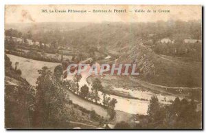 Old Postcard Creuse Picturesque surroundings Pionnat Creuse Valley