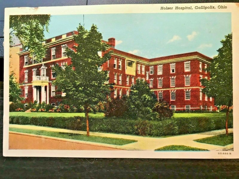 Vintage Postcard 1915-1930 Holzer Hospital Gallipolis Ohio 