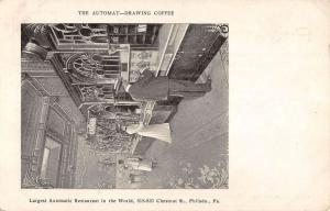 Philadelphia Pennsylvania Automat Drawing Coffee Antique Postcard K66855