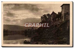 Old Postcard Limousin Region The house of Clarisse and the banks of the Dordo...