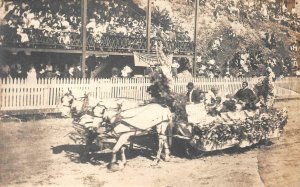 RPPC NEW YORK PURITY PARADE FLOAT BLACK AMERICANA REAL PHOTO POSTCARD 1930s