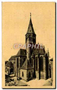 Old Postcard Haguenau Church of Saint George