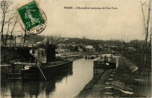 CPA WASSY Estacade et panorama de Pont-Varin (864710)