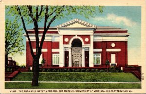 Thomas Bayly Memorial Art Museum University Virgina Charlottesville VA Postcard