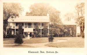 Bedford Pennsylvania Elmwood Inn Real Photo Vintage Postcard AA64232