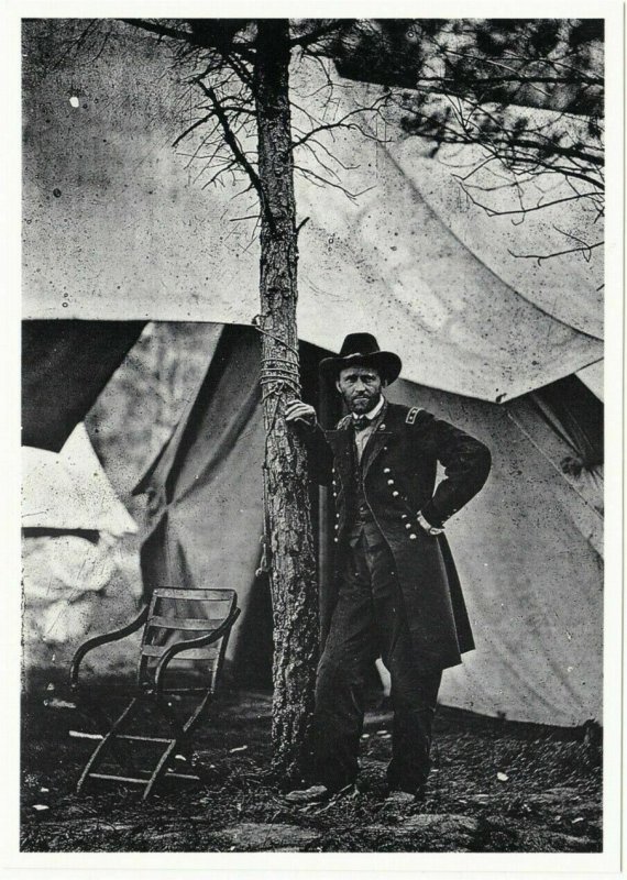 General Ulysses S. Grant in 1865 by Mathew Brady Civil War Modern Postcard