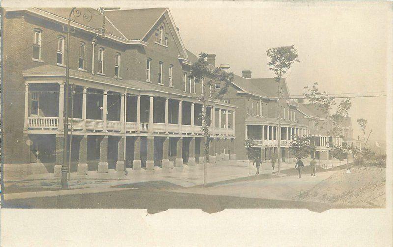 C-1915 Massachusetts Military Base RPPC Photo Postcard 13357