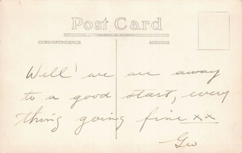 J80/ Ship RPPC Postcard c1920 Hamonic Interior Lounge Area 44