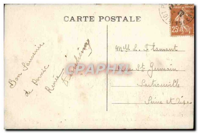 Old Postcard Pornic Le Chateau has the & # 39entree Port
