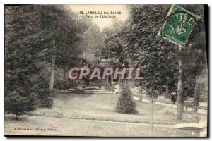 Old Postcard LAMALOU les Bains Park I'Usclade