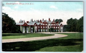 Sandringham House from S.E. NORFOLK UK 1906 Postcard