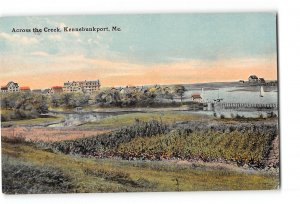 Kennebunkport Maine ME Postcard 1907-1915 Across the Creek