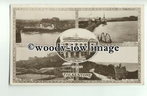 f0608 - Paddle Steamer - Princess of Wales at  Folkestone - multiview postcard