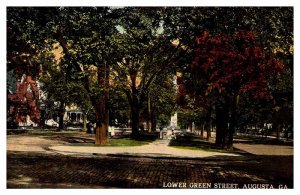 Postcard MONUMENT SCENE Augusta Georgia GA AR7881