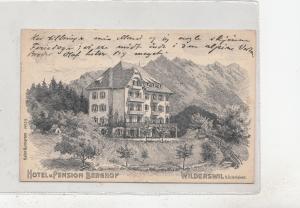 B82267 hotel  pension berghof wilderswil interlaken switzerland front back image 