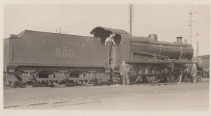 LB & SC Railway Class 2-6-0 No 800 1913 Conductor Driver Real Photo Postcard