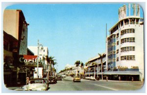 c1960's Lincoln Road Fashion Center of the South Miami Beach FL Postcard