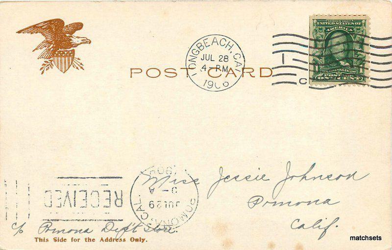 1906 St Mark's Hotel roadside Venice California Newman postcard undivided 10057