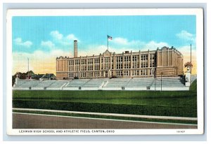 Vintage Lehman High School Canton, OH. Original Vintage Postcard P26E
