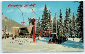 DURANGO, CO Colorado ~ PURGATORY SKI LIFT c1960s La Plata County Postcard