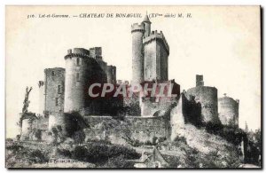 Old Postcard Chateau Bonaguil